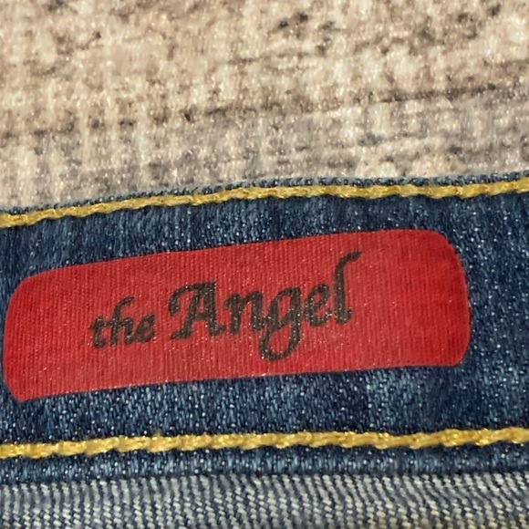 Ag Adriano Goldschmied The Angel Frayed Bottom 29R Jeans - Picture 12 of 13